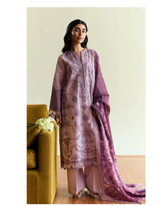 3-PC Unstitched Embroidered Lawn Coco By Zara Shahjahan | QUINCE-D5